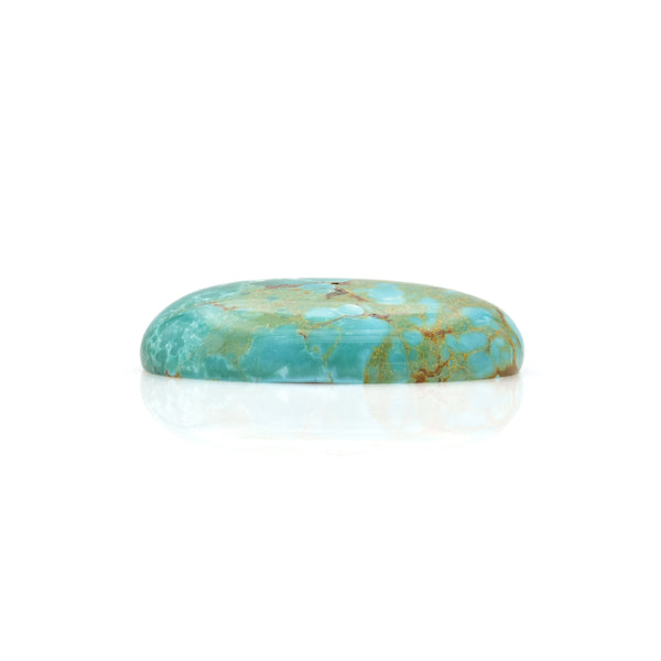 American-Mined Natural Turquoise Cabochon 20x30.5mm Oval Shape