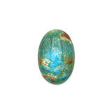 American-Mined Natural Turquoise Cabochon 21x30.5mm Oval Shape