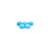 American-Mined Natural Turquoise Cabochon 6mm Round Shape