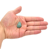 American-Mined Natural Turquoise Cabochon 16.5mmx23mm Free-Form Shape
