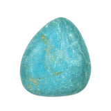 American-Mined Natural Turquoise Cabochon 27mmx31mm Free-Form Shape
