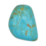 American-Mined Natural Turquoise Cabochon 24.5mmx34.5mm Free-Form Shape