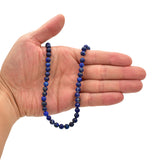 Bluejoy 6mm Genuine Native American Style Natural Lapis Lazuli Round Bead 16-inch Strand