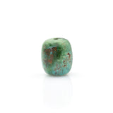 American-Mined Natural Turquoise Loose Bead 12.5mmx14mm Drum Shape