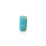American-Mined Natural Turquoise Loose Bead 6.5mmx12.5mm Wheel Shape