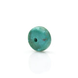 American-Mined Natural Turquoise Loose Bead 6.5mmx13.5mm Wheel Shape