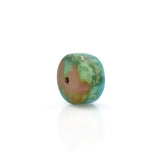 American-Mined Natural Turquoise Loose Bead 8mmx13mm Wheel Shape