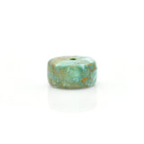 American-Mined Natural Turquoise Loose Bead 7.5mmx15mm Wheel Shape