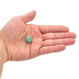 American-Mined Natural Turquoise Loose Bead 15mm Round Shape