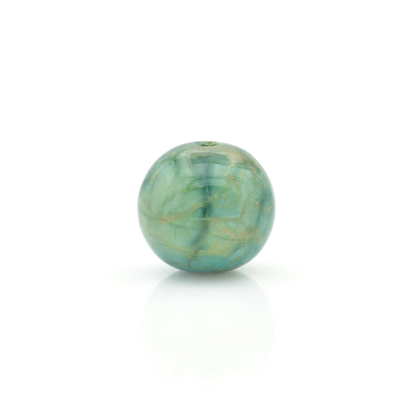 American-Mined Natural Turquoise Loose Bead 16mm Round Shape