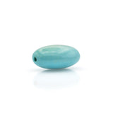 American-Mined Natural Turquoise Loose Bead 15mmx19mm Oval Shape