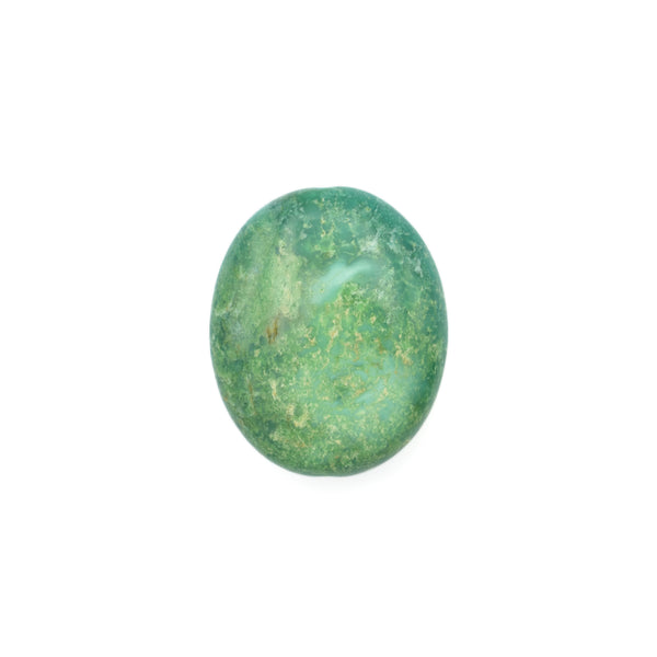 American-Mined Natural Turquoise Loose Bead 17mmx21mm Oval Shape