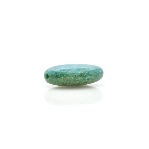 American-Mined Natural Turquoise Loose Bead 17mmx21mm Oval Shape