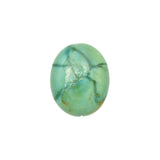 American-Mined Natural Turquoise Loose Bead 17.5mmx21.5mm Oval Shape