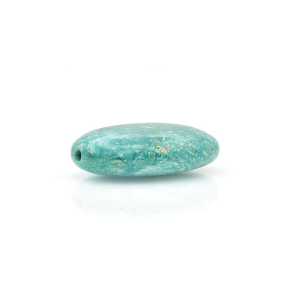 American-Mined Natural Turquoise Loose Bead 22mmx25.5mm Oval Shape