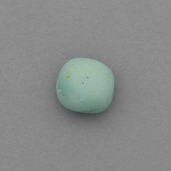 American-Mined Natural Turquoise Loose Bead 11mm Matte-Finish Nugget