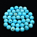 American-Mined Natural Turquoise Loose Bead 5mm Round