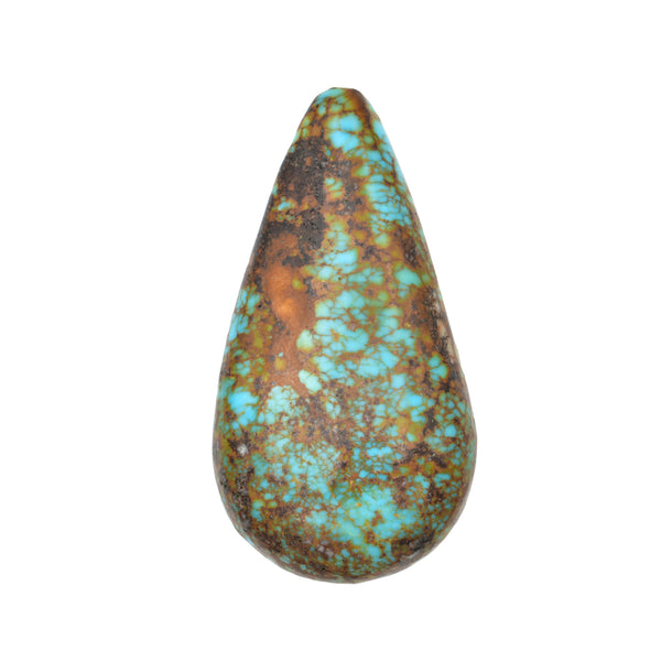 American-Mined Natural Turquoise Loose Bead 26.5mmx50.5mm Teardrop Shape