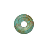 American-Mined Natural Turquoise Loose Bead 25mm Donut Shape