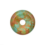 American-Mined Natural Turquoise Loose Bead 36.5mm Donut Shape