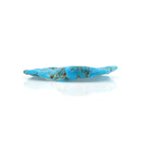 American-Mined Natural Turquoise Old Indian Style Loose Bead 28mmx40mm Free-Form Flats