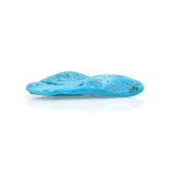 American-Mined Natural Turquoise Old Indian Style Loose Bead 21mmx37mm Free-Form Flats