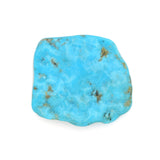 American-Mined Natural Turquoise Old Indian Style Loose Bead 40mmx44mm Free-Form Flats