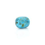 American-Mined Natural Turquoise Polychrome Loose Bead 16mmx17mm Drum Shape